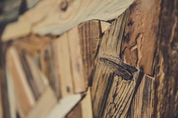 Wood texture background. Selective focus.