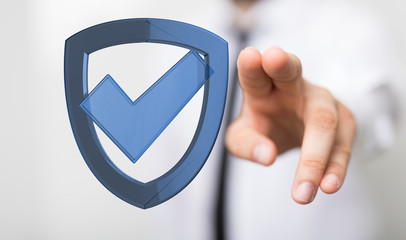 security data code digital in hand