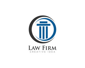 Law Firm Logo Design Vector