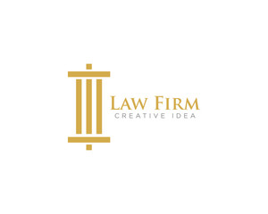 Law Firm Logo Design Vector