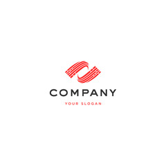 Creative tech logo design icon vector illustration