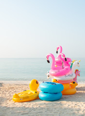 Sea Swim ring, pool ring isolated on white, With clipping path
