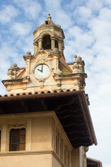 Fototapeta na wymiar Alcudia. City hall in the city center