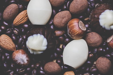 tasty fresh sweets on the table