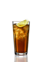 cocktail with citrus and ice