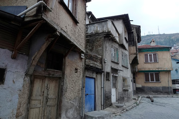 Fototapeta premium Historic structures located in different places in Turkey.