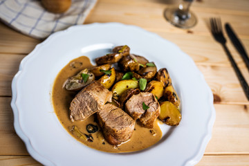 Griled pork tenderloin
