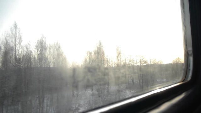 View from the winter train, high bitrate