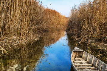 View of the lakes and mountains