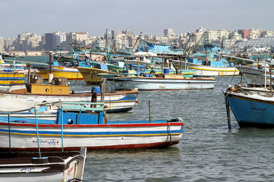 Fisherman Bay In Alexandria Egypt