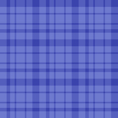 Seamless pattern in wonderful dark blue colors for plaid, fabric, textile, clothes, tablecloth and other things. Vector image.