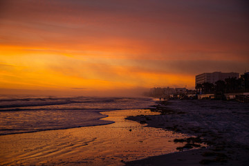 Fototapeta na wymiar Sonnenaufgang Daytona Beach