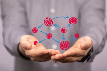 internet net and data digital concept.