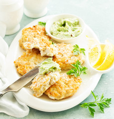 Chopped chicken meatballs