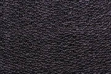 dark gray fabric texture knitted on a frame