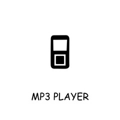 Mp3 Player flat vector icon