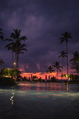 Obraz premium sunset at the beach