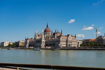 Obraz premium Parliament Building in Budapest, Hungary.