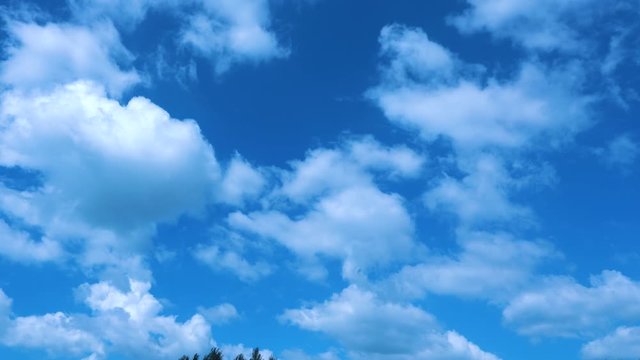キレイな空　雲　タイムラプス　青空　自然　 Beautiful sky, clouds, timelapse, blue sky, nature, overseas,tourist,Resorts