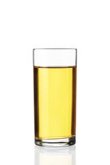 fruit juice on a white background