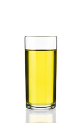fruit juice on a white background