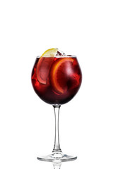 cocktail with citrus and ice