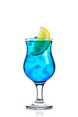 cocktail with citrus and ice