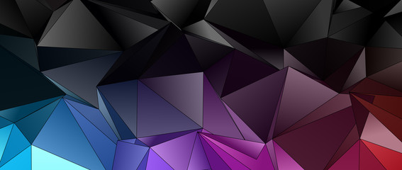 Fototapeta premium Abstract Low-Poly background. triangulated texture. Design 3d. Polygonal geometrical pattern. Triangular modern style