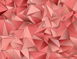 Fototapeta premium 3d Triangles, abstract background. Design wallpaper.