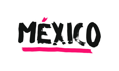 México lettering