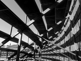 assembled portable structure for events