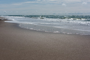 Sea beach on a sunny day