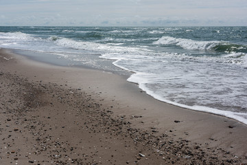 Sea beach on a sunny day