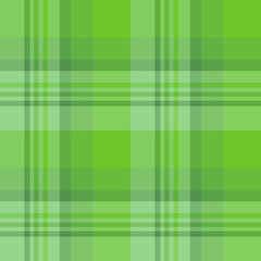 Seamless pattern in nice bright green colors for plaid, fabric, textile, clothes, tablecloth and other things. Vector image.