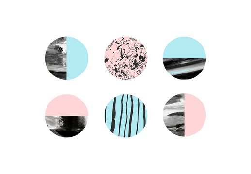 Icon Set of Abstract Circles