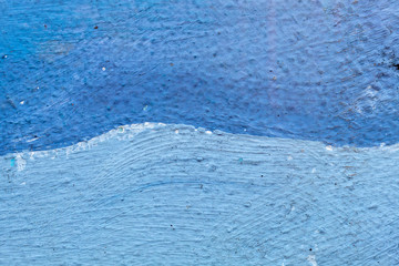 Old Weathered Blue Painted Wall Texture