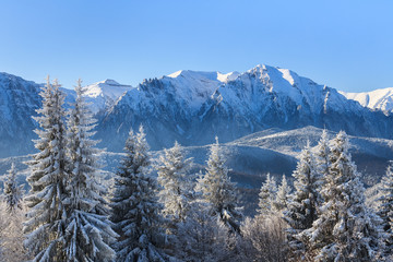 mountain landscape in winter