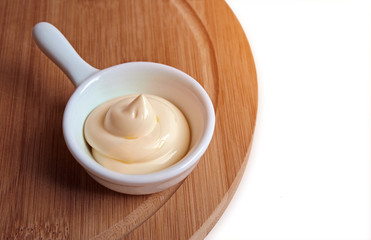 serving of sauce in a small bowl