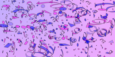 abstract colorful background with confetti