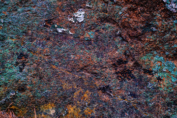 abstract multi colored stone layers