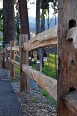 wooden fence