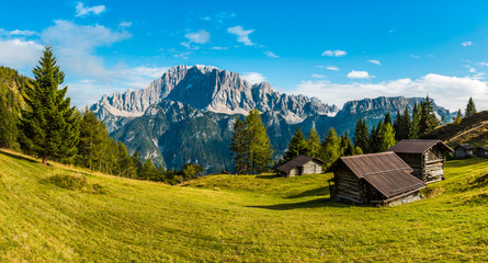 Fototapeta na wymiar The Civetta mountain in Dolomites, Italy