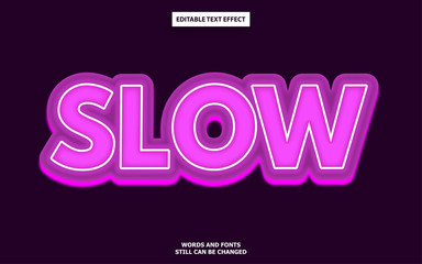 Glow editable text effect