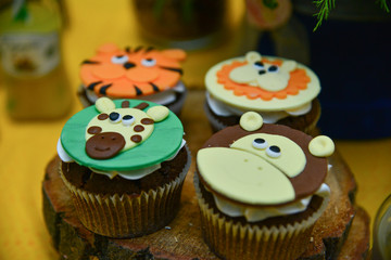 Cakes decorated for children