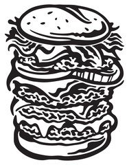 Giant cheeseburger