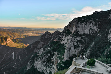 Monastery of Monseratt, mountain Catalonia