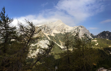 Julian Alps in Slovenia landscape