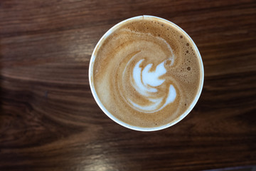 coffee served in a paper cup