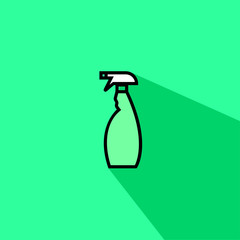 water sprayer liner fill vector icon - ui icon vector