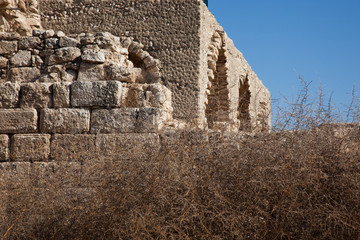 Old Roman Ruins in Israel